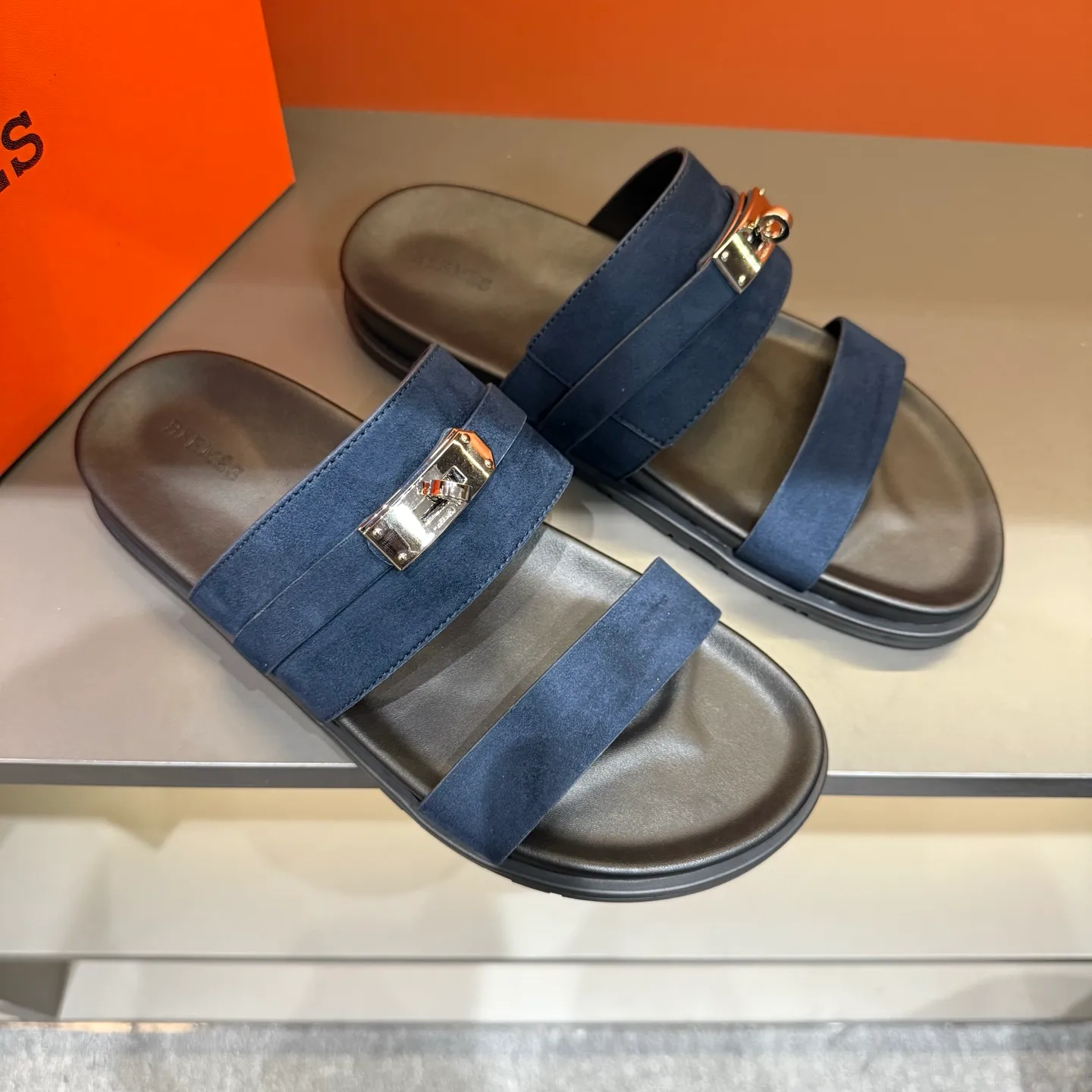 Men's shoes 💰300, size 38-45, the new 2014 summer Hermes shoes are the same as the original ones, handmade by masters! ❥High-end customization, exclusive products, the highest version in the industry⚠❥Using: Hermers upper: (pursuing top walking comfort) ✨Top quality on sale━━━━Hermes━━━━━